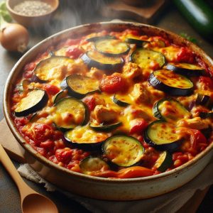 High Protein Gemüseauflauf