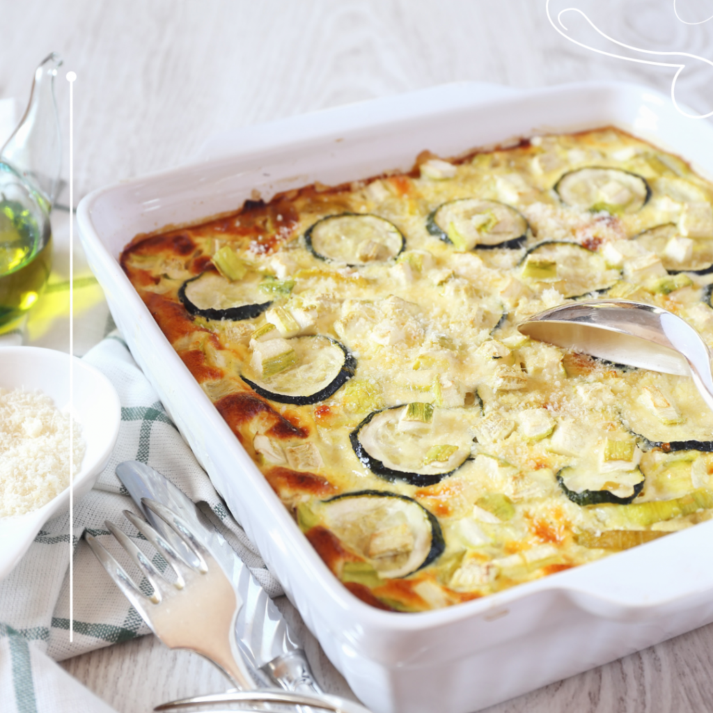 Veganer Zucchini Auflauf