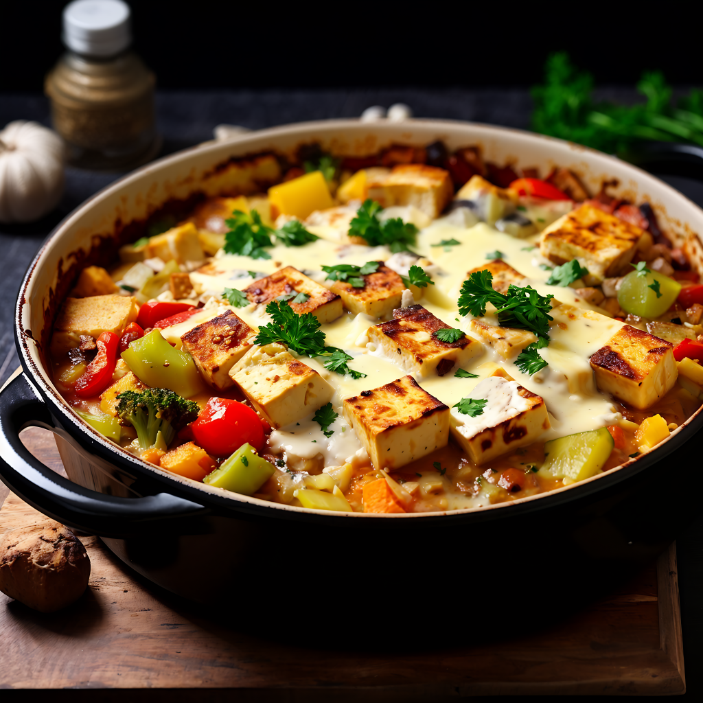 High Protein Tofu Auflauf
