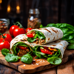 Selbstgemachte Proteinwraps
