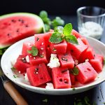 Wassermelone Feta Salat