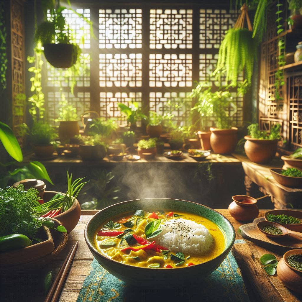 Schnelles Curry mit Reis