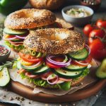 Selbstgemachte Protein Bagels