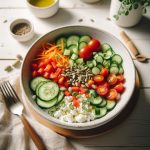 Hüttenkäse Bowl mit Gemüse (57)