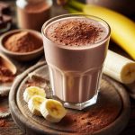 Schoko-Bananen Proteinshake