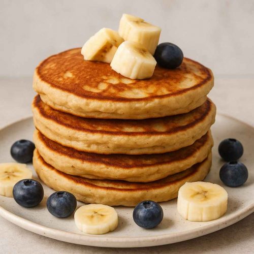 Protein Pancakes mit Magerquark – fluffig & gesund 3 Protein Pancakes mit Magerquark