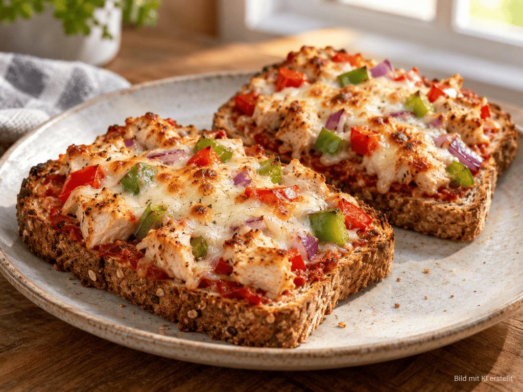 High Protein Pizza Toast