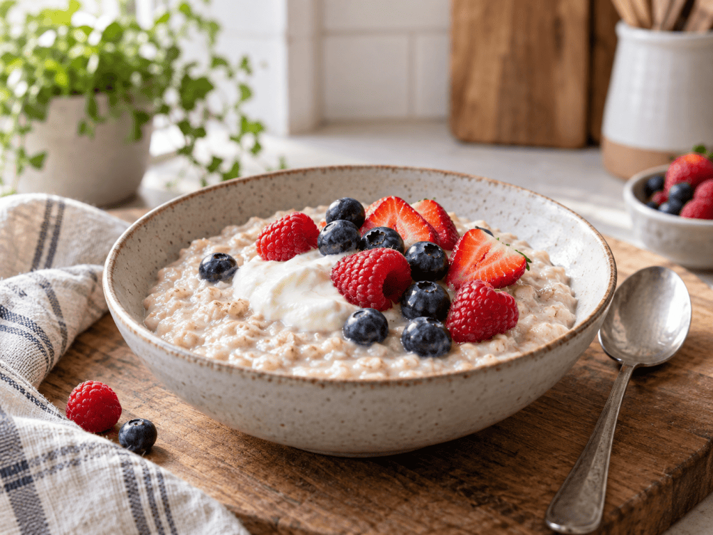 High Protein Porridge mein perfektes Frühstück
