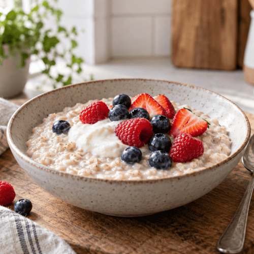 High Protein Porridge mein perfektes Frühstück