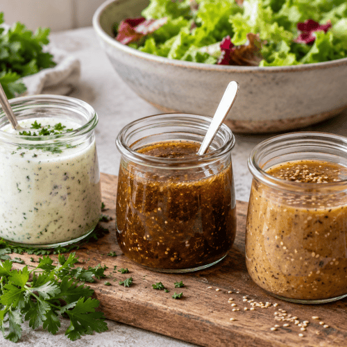 Kalorienarmes Salatdressing 3 schnelle Rezepte zum Selbermachen