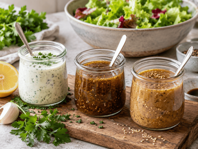Kalorienarmes Salatdressing 3 schnelle Rezepte zum Selbermachen