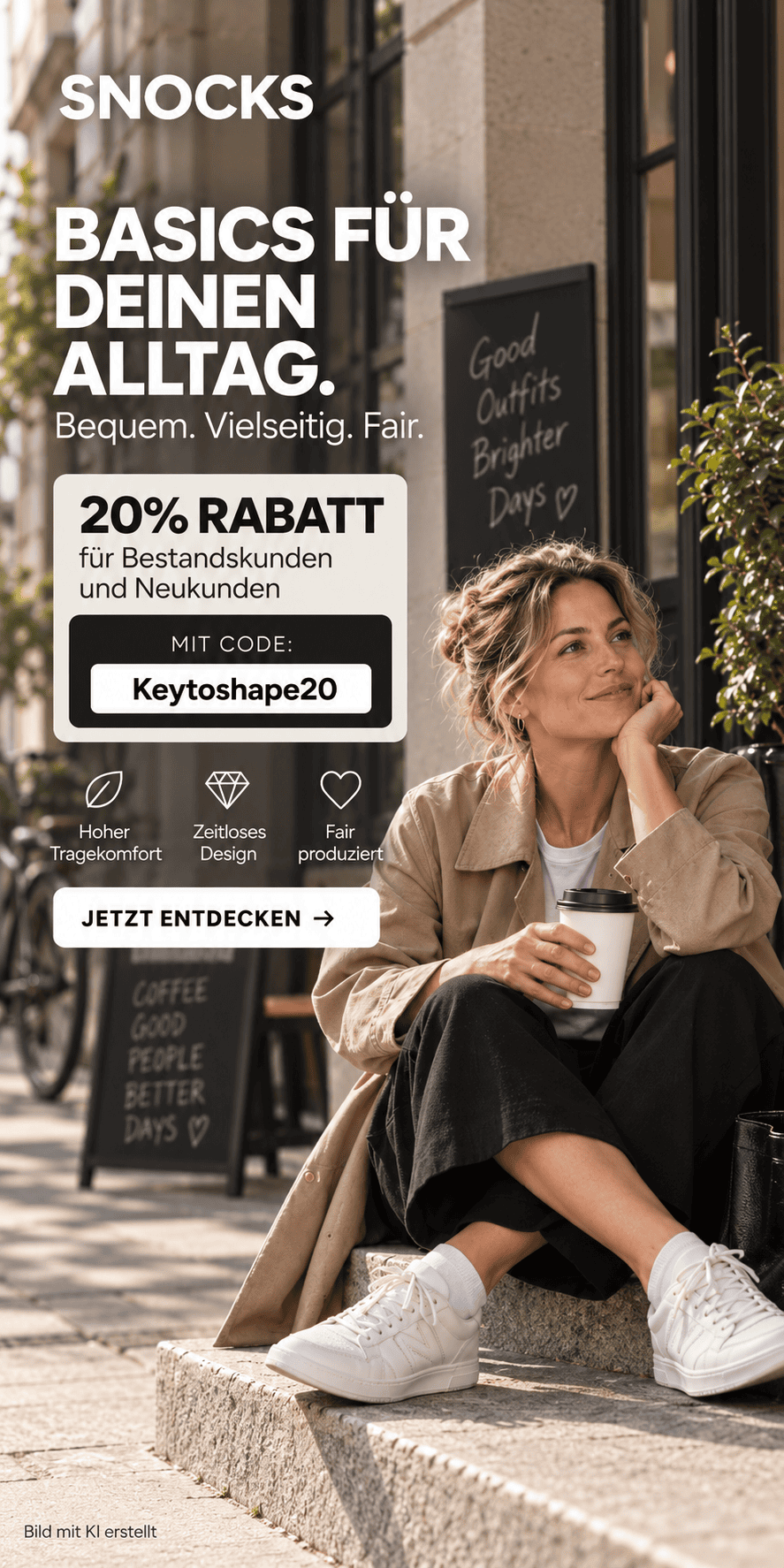 SNOCKS - 20% Rabatt mit Code Keytoshape20