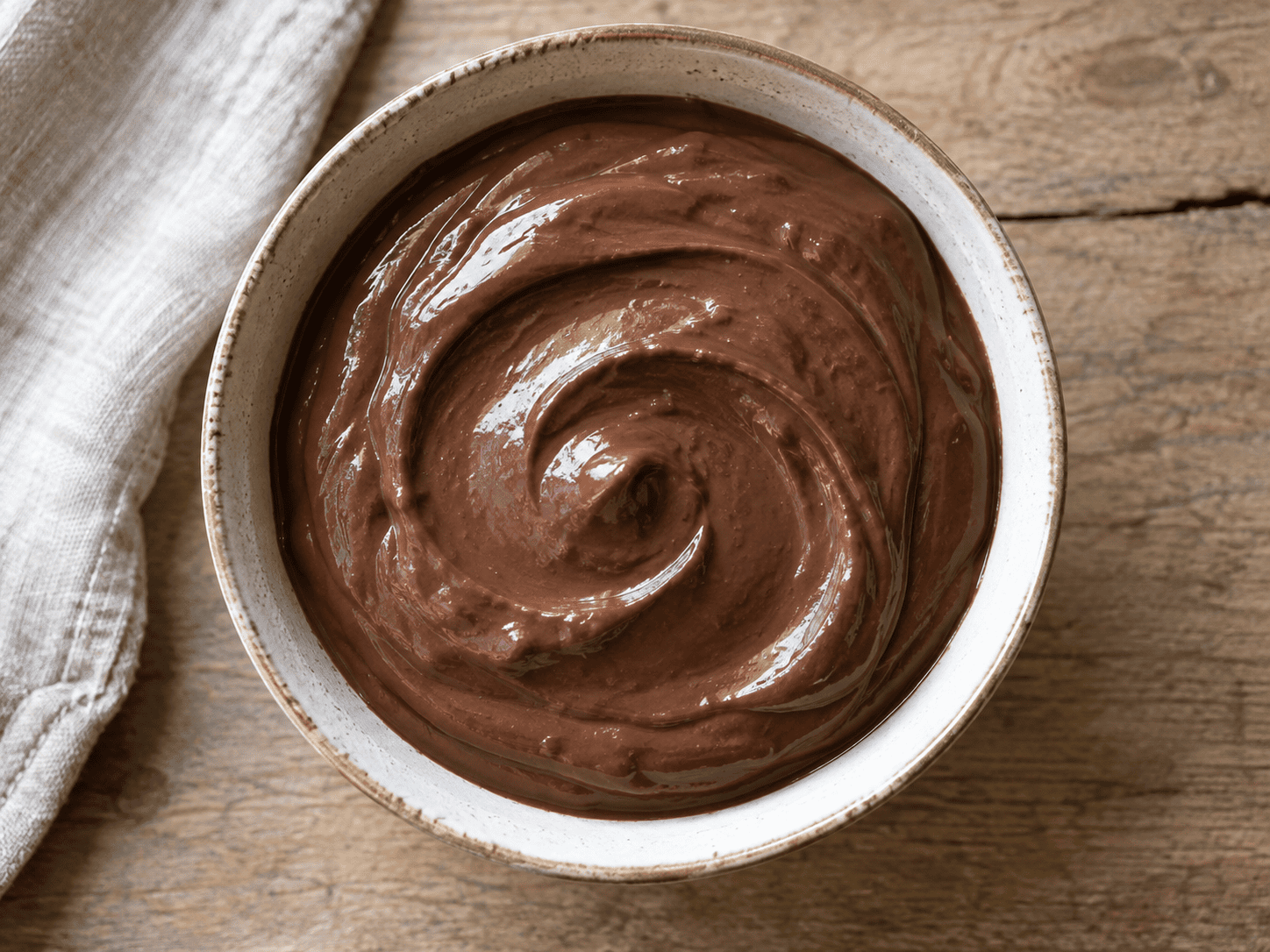 Cremiger High Protein Pudding mit Skyr, Kakao und Schokoladen-Topping im Glas